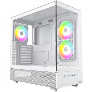 Gaming BALAUR Ultra Alb, Intel Core Ultra 5 225F 3.3GHz, 32GB DDR5, 1TB SSD, RTX 5060 8GB GDDR7, Iluminare RGB