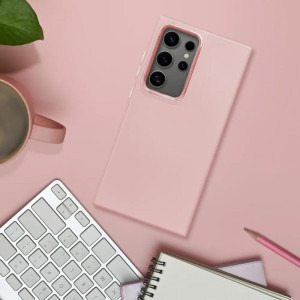 Lemontti Capac protectie spate Frame Pink pentru Galaxy S25 Ultra