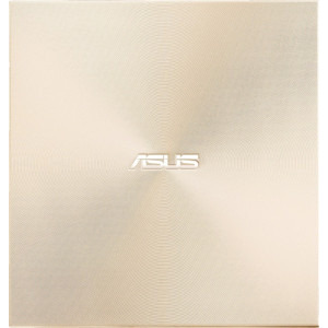 ASUS ZenDrive U8M, ultra-slim extern DVD citire/scriere, USB-C, suport M-DISC, Auriu