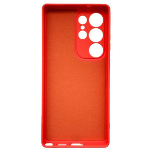Lemontti Capac protectie spate Silicon Soft Slim Orange pentru Galaxy S25 Ultra