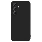 Lemontti Silicon Soft Slim Black pentru Galaxy S25 FE