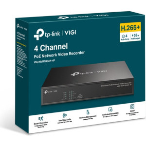 TP-LINK VIGI NVR1004H-4P 4 Canale