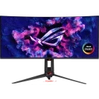 Monitor LED ASUS Gaming ROG Swift PG34WCDN Curbat 34 inch UWQHD QD-OLED 0.03 ms 360 Hz USB-C HDR FreeSync Premium Pro & G-Sync Compatible