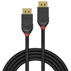 LINDY DisplayPort Male - DisplayPort Male, v2.0, 2m, negru