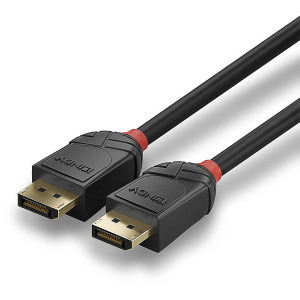 LINDY DisplayPort Male - DisplayPort Male, v2.0, 2m, negru