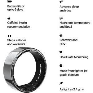 Ultrahuman Ring AIR, Space Silver 8