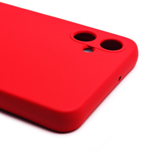 Lemontti Capac protectie spate Silicon Soft Slim Red pentru Galaxy A05
