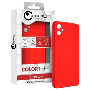 Lemontti Capac protectie spate Silicon Soft Slim Red pentru Galaxy A05