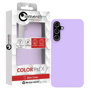 Lemontti Capac protectie spate Silicon Silky Purple pentru Galaxy A16