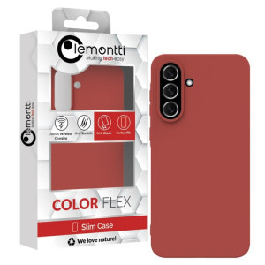 Lemontti Capac protectie spate Silicon Silky Red Galaxy A36
