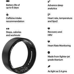 Ultrahuman Ring AIR, Matt Grey 9