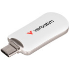 Memorie externa Verbatim Plectra 64GB USB-C 3.2 Gen 1 White