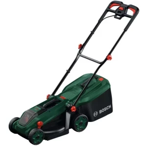 Bosch Masina de tuns iarba cu acumulator ROTAK18V-32, 18 V, latime taiere 33 cm, inaltime taiere 25-65 mm, 5 trepte de taiere, sac colector 35 L