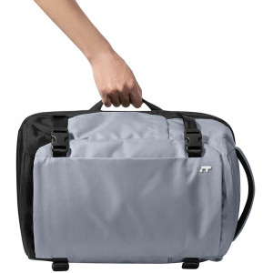 Tomtoc Rucsac laptop 17.3 inch Navigator-T66 Liteway, capacitate 40L, deschidere tip valiza, culoare gri