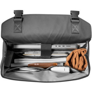 Tomtoc Rucsac laptop 16 inch Slash-T64 Flip, capacitate 18L, material rezistent la apa, fermoare YK, culoare negru