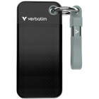 SSD Verbatim Pocket 256GB USB-C 3.2 Gen 2 Black/Grey