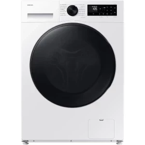 Masina de spalat rufe cu uscator Samsung WD90HG5U34BELE, Spalare 9 kg, Uscare 6 kg, 1400 RPM, Clasa A, Digital Inverter, AI EcoBubble, AI Energy, Hygiene Steam, SmartThings, Alb
