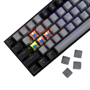 White Shark WAKIZASHI 2 US Blue Switch Mecanica Grey/Black