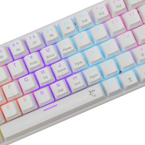 White Shark WAKIZASHI 2 US Blue Switch Mecanica White