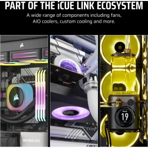 Corsair iCUE Link LX120-R RGB Reversed Expansion Kit 120mm White