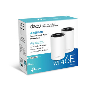 TP-LINK Gigabit DECO XE75 Tri-Band WiFi 6E 2 buc
