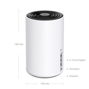 TP-LINK Gigabit DECO XE75 Tri-Band WiFi 6E 2 buc