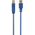Cablu periferice Gembird USB tip A 3.0 Male la USB tip B 3.0 Male, 0.5 m, Albastru
