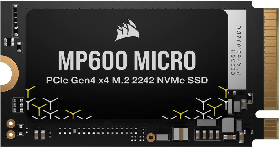 SSD Corsair MP600 Micro 1TB PCI Express 4.0 x4 M.2 2242