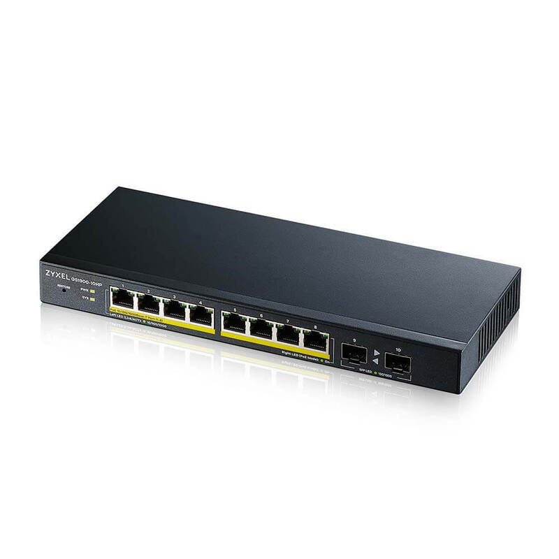 Switch ZyXEL Gigabit GS1900-10HP-EU0102F