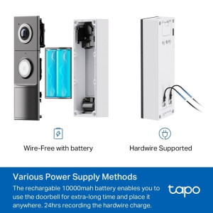 TP-LINK Tapo D235, Video Doorbell Camera