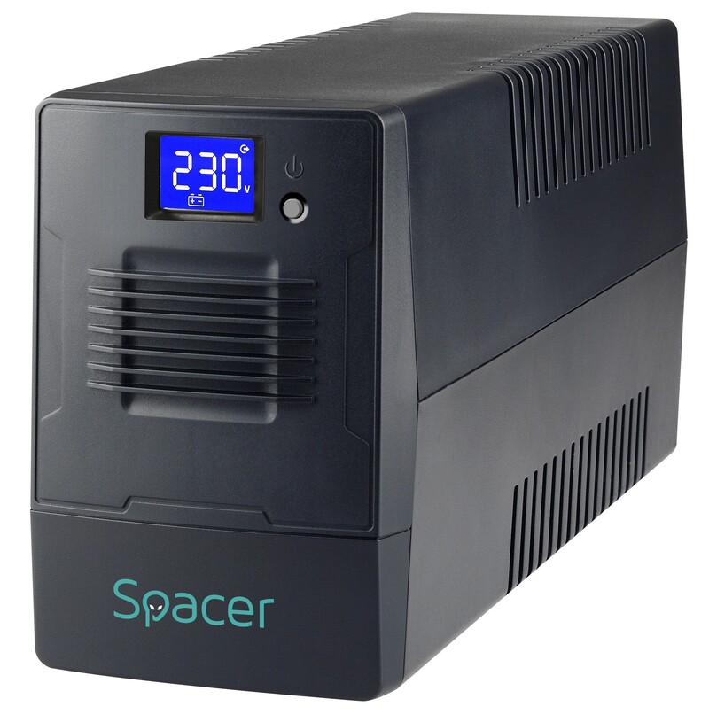 UPS Spacer SPUP-1500D-LIT01 1500VA Negru