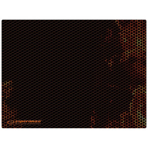 Mouse pad Esperanza EGP102R Flame Medium Black/Red