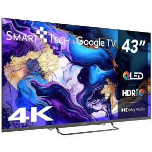 Smart Tech Smart TV QLED 43QG02V Seria QG02V 109cm 4K UHD HDR