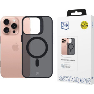 3MK Protectie pentru spate Smoke MagCase pentru iPhone 16 Pro