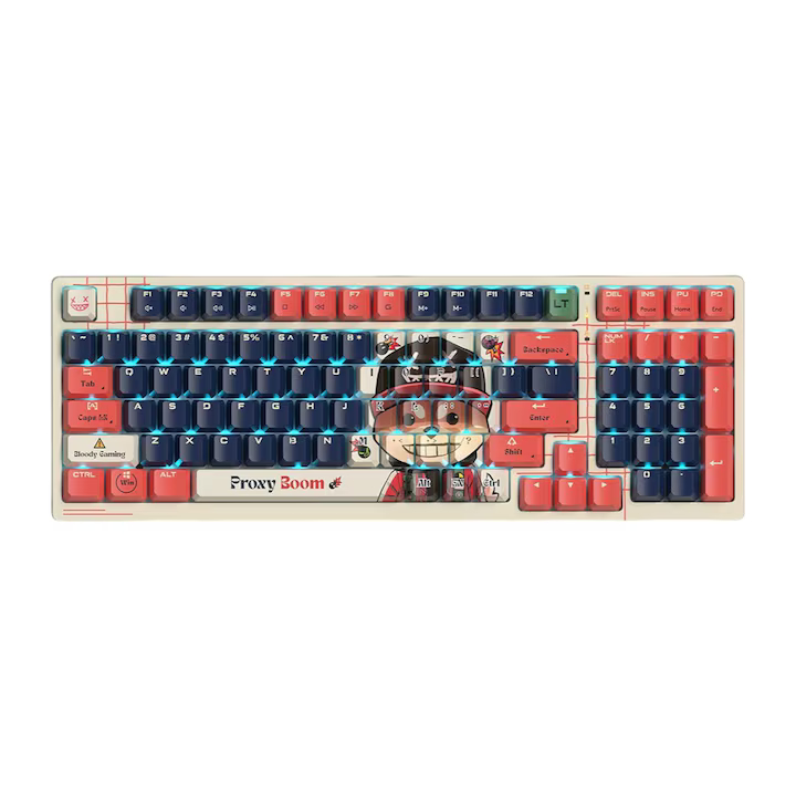 Tastatura Gaming A4Tech AT98 Proxy Boom RGB Alpha Optical Switch Mecanica