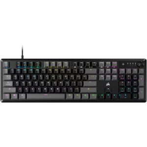 Tastatura Gaming Corsair K70 Core RGB Carbon Gray MLX Red Switch Mecanica