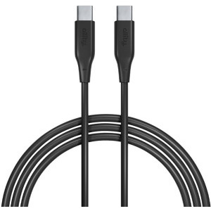 Cablu de date / adaptor Allity AUC-02, USB-C Male la USB-C Male, 100W, 2 m, Black