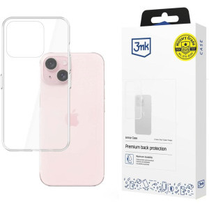 3MK Protectie pentru spate Armor Case pentru iPhone 15 Plus, culoarea Transparent
