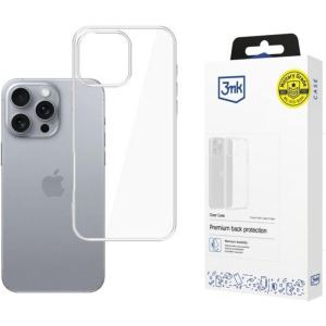 3MK Protectie pentru spate Clear Case pentru iPhone 16 Pro, culoarea Transparent