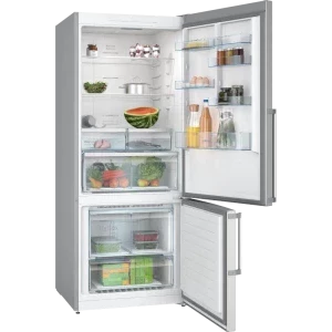 Bosch KGN76XIEP, 526 L, Clasa E, Total No Frost, VitaFresh XXL, Control electronic, 186 cm, Inox