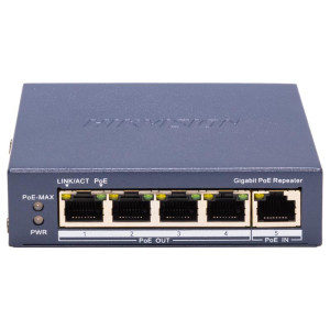 Accesoriu retea Hikvision Gigabit PoE Repeater DS-3E0505P-E/R