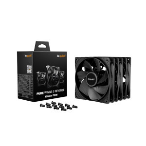 be quiet! Pure Wings 3 Reverse Black Three Fan Pack