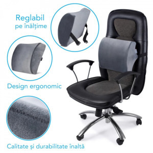 Suporto Set perna lombara + perna sezut, fermitate extra