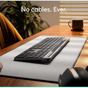Logitech K980 Signature Slim Solar Black-Grey