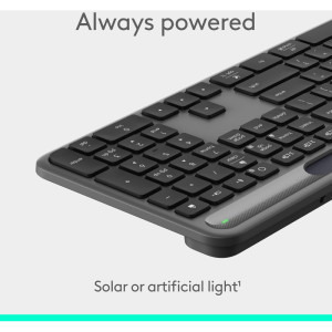 Logitech K980 Signature Slim Solar Black-Grey
