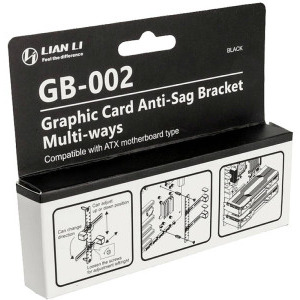Lian Li GB-002 Graphic Card Holder, Black