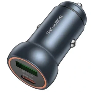 Borofone BZ34B, 1x USB-C, 1x USB, 30 W, Black