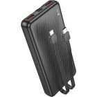 Baterie externa Borofone BJ57, 10000 mAh, 2x USB, 1x USB-C, 22.5 W, Black