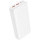 Baterie externa Borofone BJ80A, 20000 mAh, 2x USB, 1x USB-C, 22.5 W, White