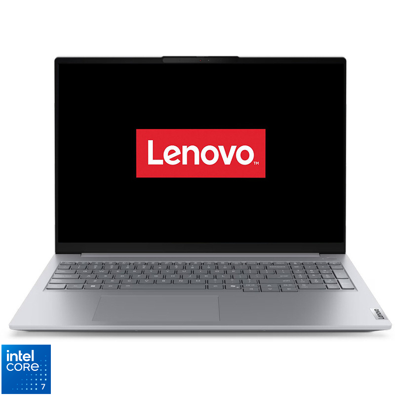 Laptop Lenovo 16'' ThinkBook 16 G9 IRL, WUXGA IPS, Procesor Intel® Core™ 7 240H (24M Cache, up to 5.20 GHz), 16GB DDR5, 1TB SSD, Intel Graphics, No OS, Arctic Grey